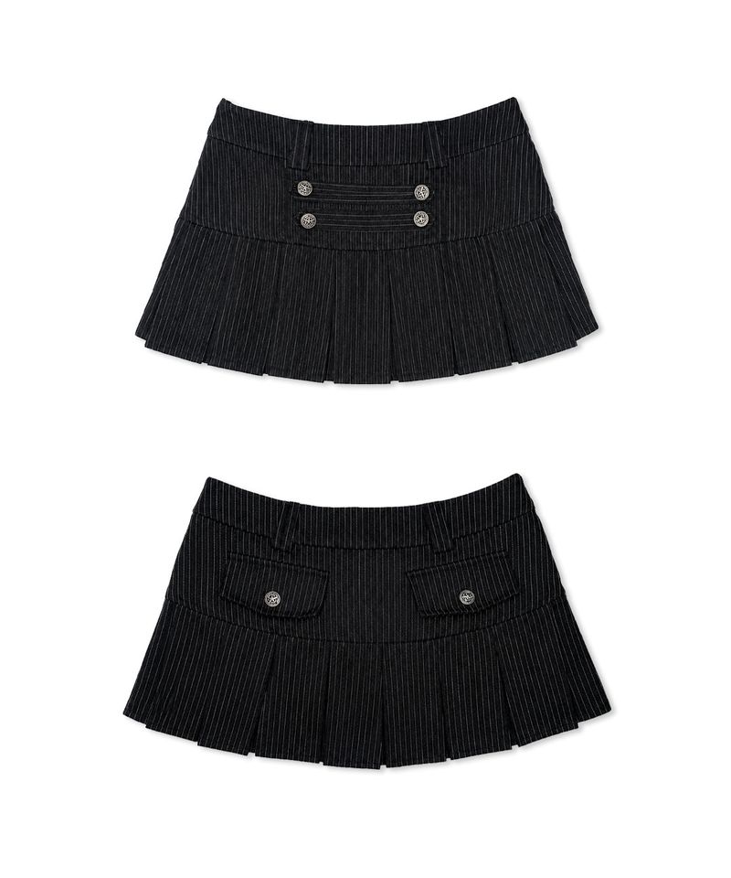 leon pleats mini sk (3colors)