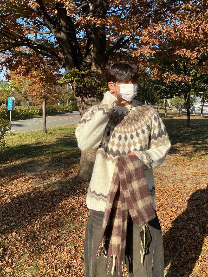 SSROOM（エスエスルーム）の「Mohair Nordic knit (4color)（Tops）」