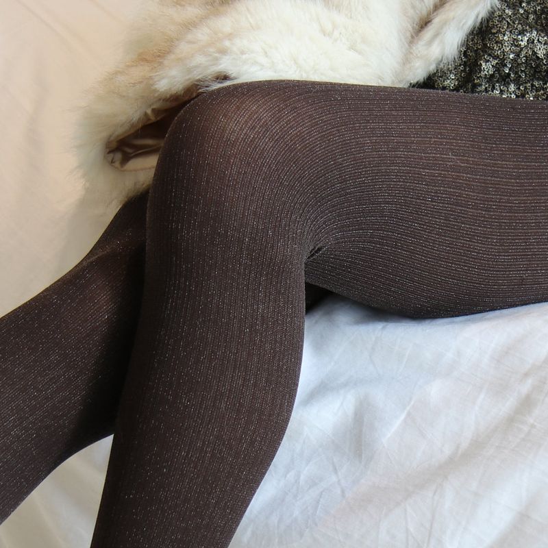 onnitella(オニテラ)の「vertical stripes tights (espresso)(Fashion Accessories)」