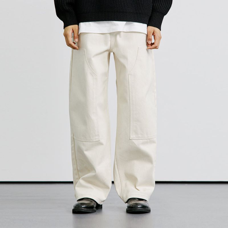 KND（ケイエンド）の「HIROI DOUBLE KNEE WIDE PANTS CREAM（Pants）」