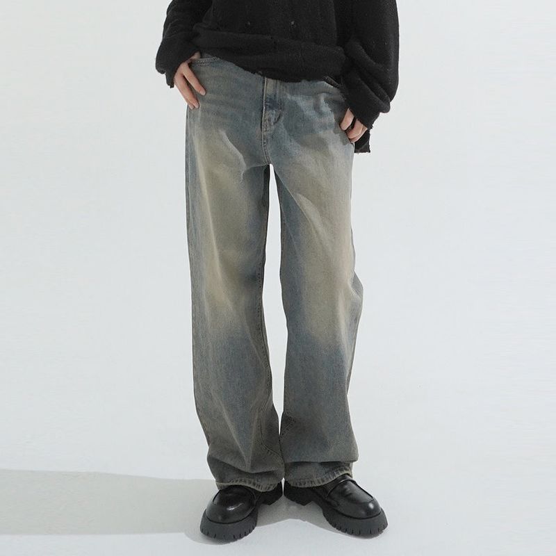 KIXI（キッシー）の「Hongdae vintage washing denim pants（Pants）」