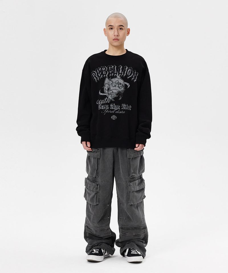 OVERDYED UTILITY PANT