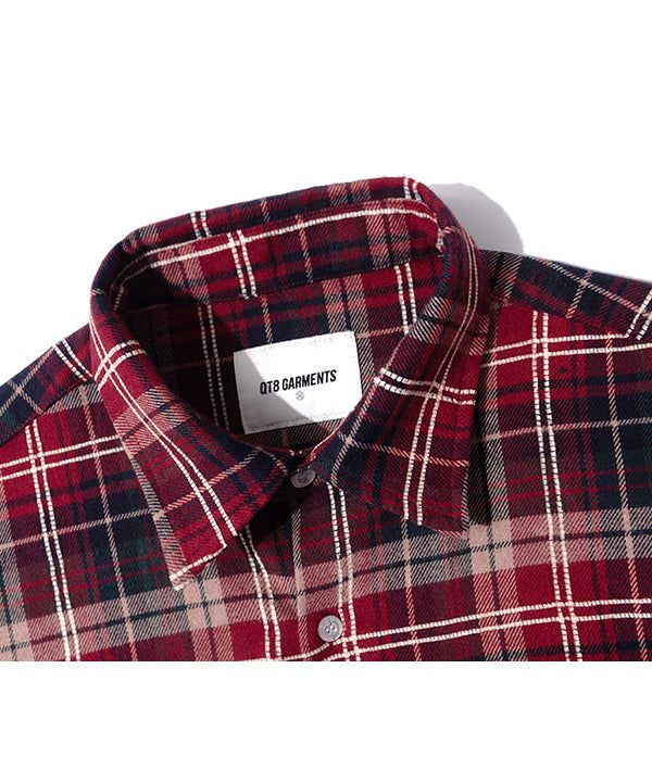 LB Rustic Core Flannel Check Shirt (Red)