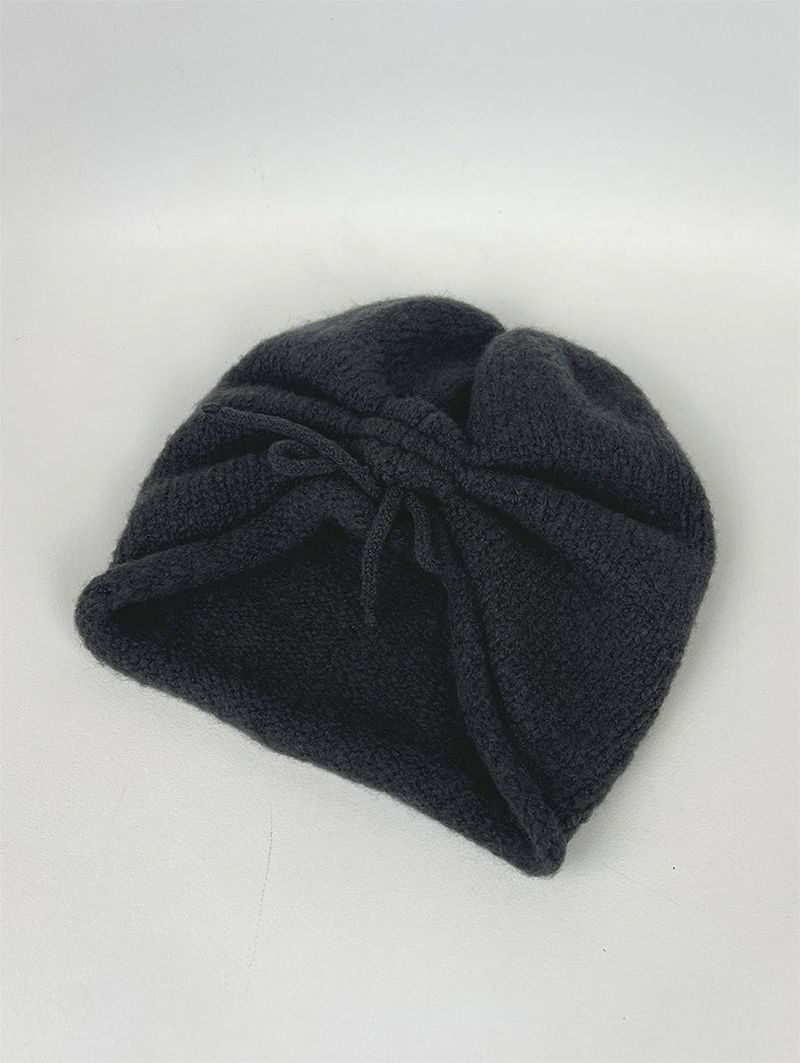 SHIRRING WOOL BEANIE (4C)