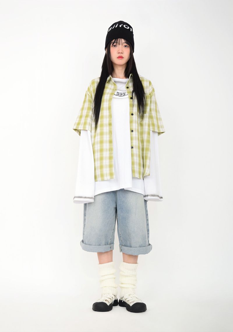 Snug Bermuda pants