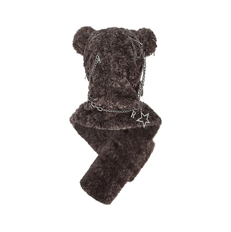13DE MARZO Chains Hat Scarf