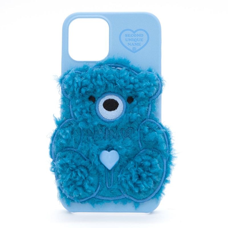 SUN CASE PATCH FLEECE BEAR OCEAN BLUE
