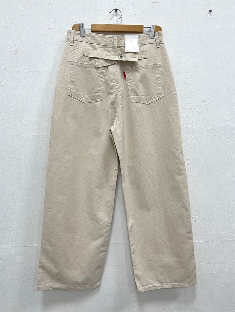 COTTON BIJO WIDE PANTS (2COLOR)