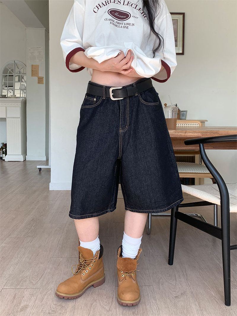RAW BERMUDA JEANS
