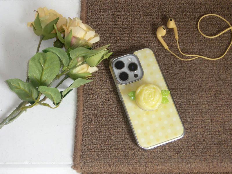 【TPUケース】Summer Dot Case_Yellow