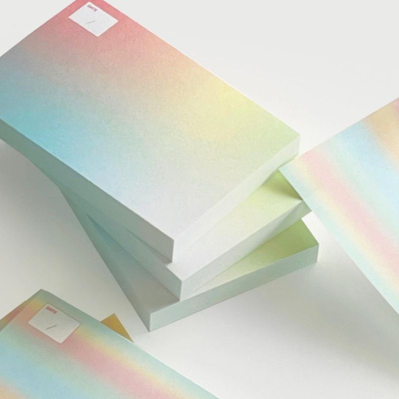 oab rainbow memo / 3 pieces