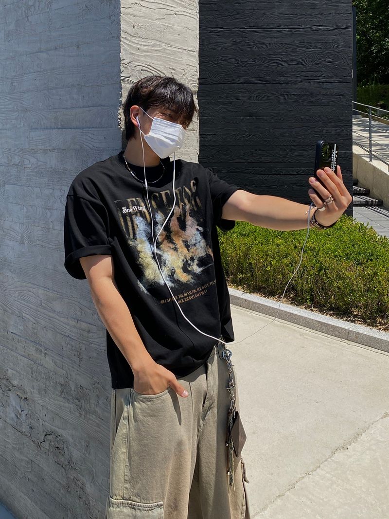 SSROOM(エスエスルーム)の「Coverant Crack Short Sleeve Tee 4C(Tops)」