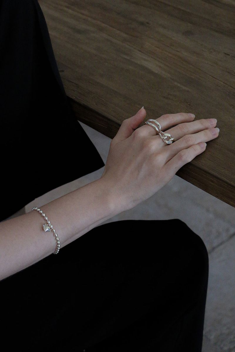 silver925 heart saver bracelet SV