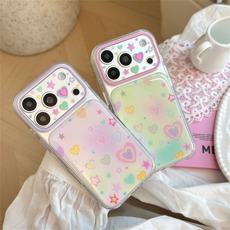 [1+1BOGO] Color Heart Gradient iPhone Case