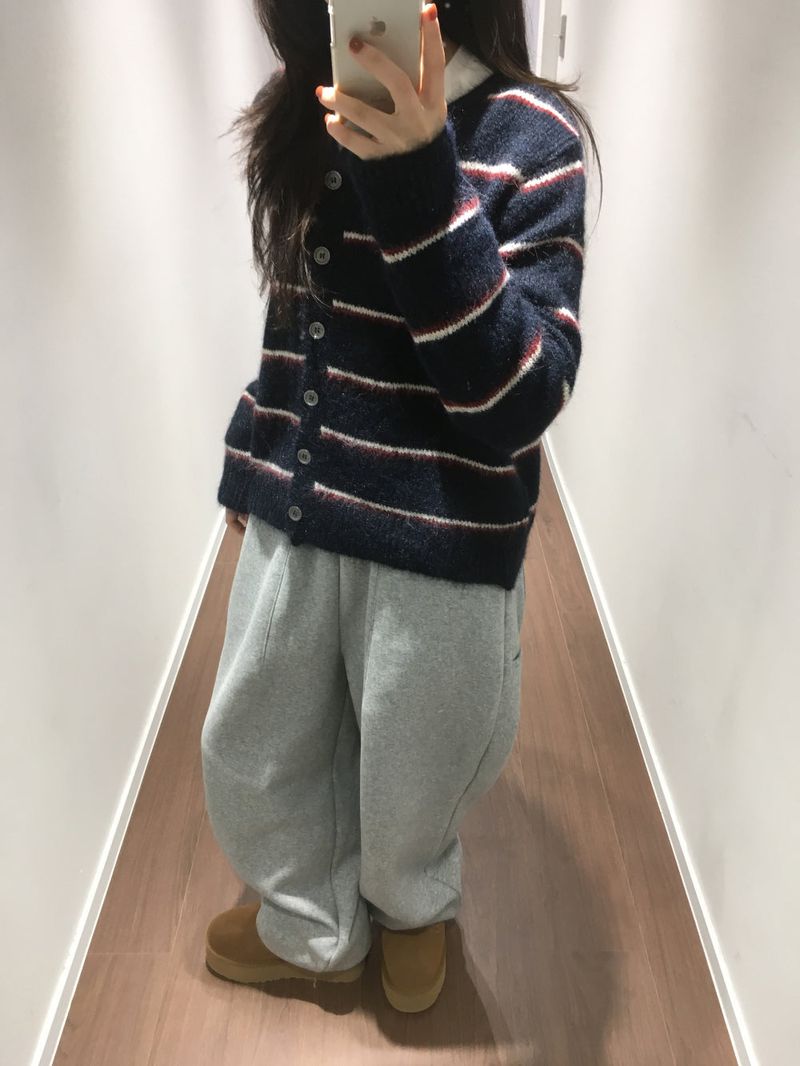 Peach Pintuck Jogger Pants (7color)