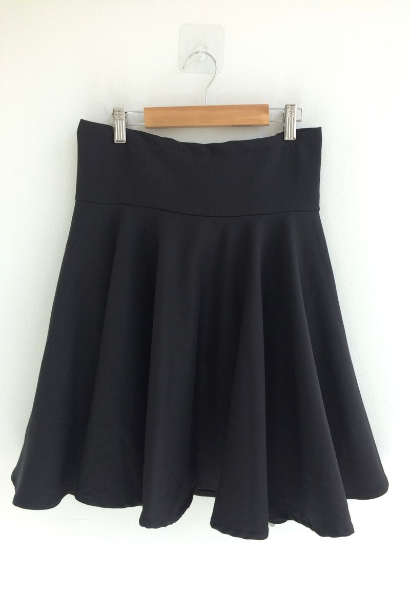 A-line rose flare skirt