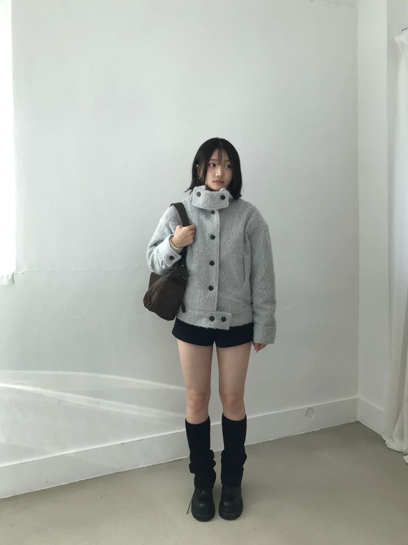 Kitten（キッテン）の「プリムハイネックジャケット(2 colors)（ジャケット/アウター）」