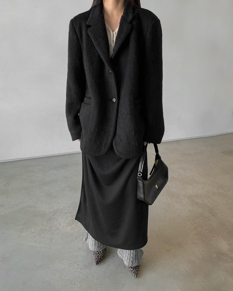 Half coat blazer