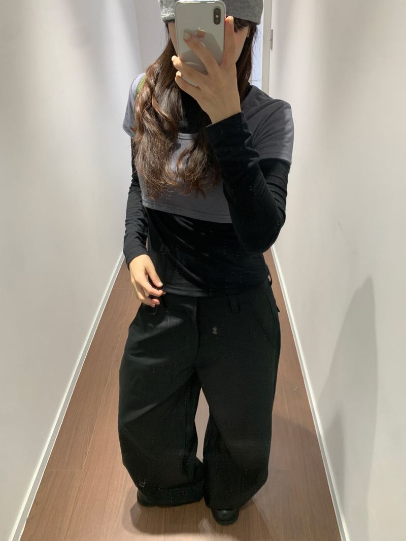 Backflip satin slacks (2color)
