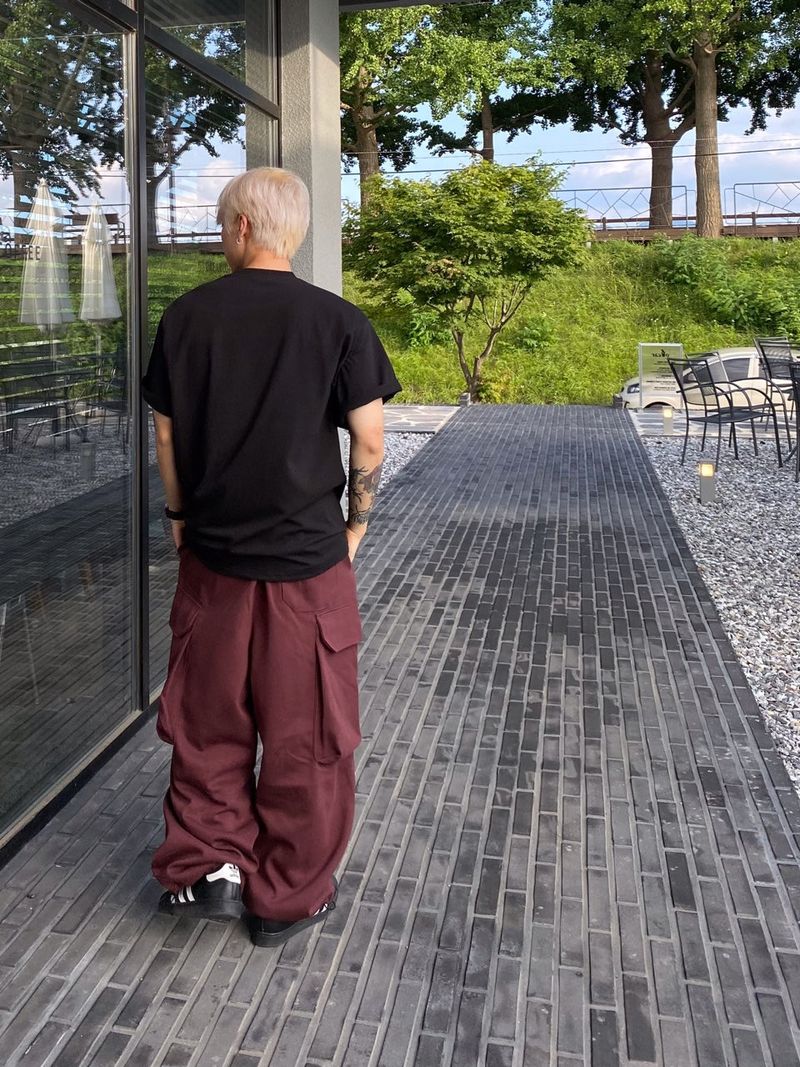 Happo Cargo Balloon Sweat pants 3C
