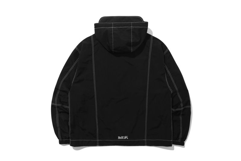 OUT STITCH WIND JACKET_BLACK