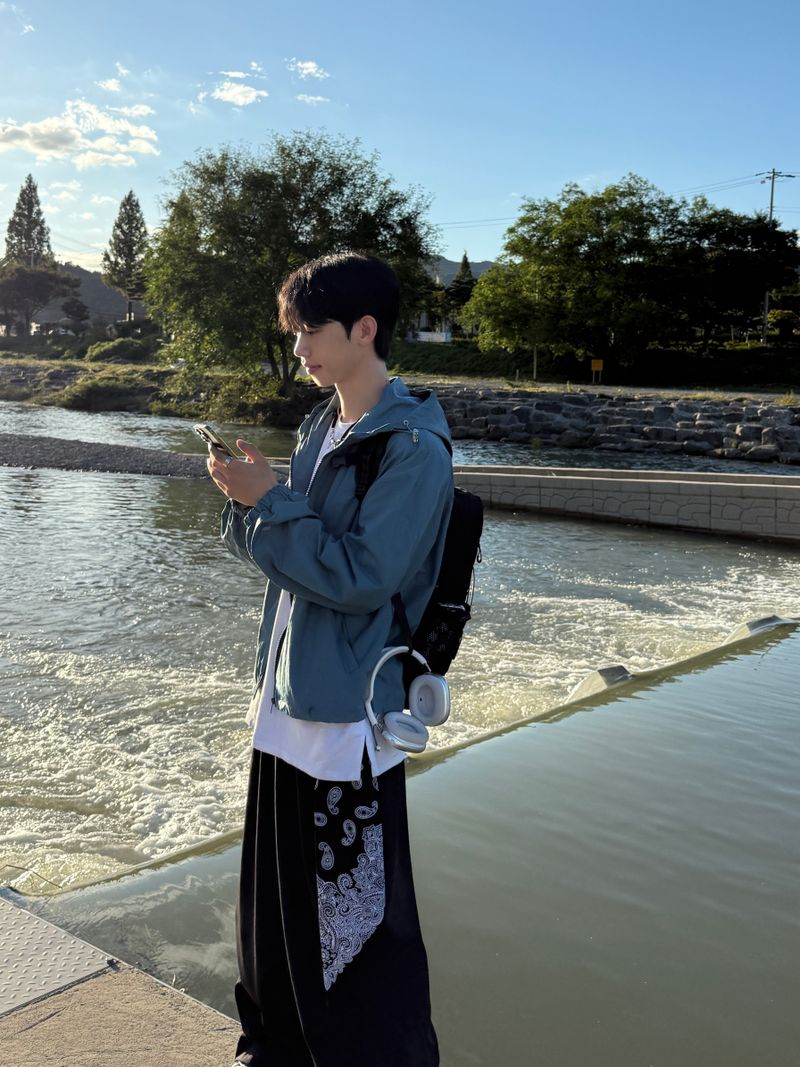 Nylon Low Cargo Pants (2 colors)