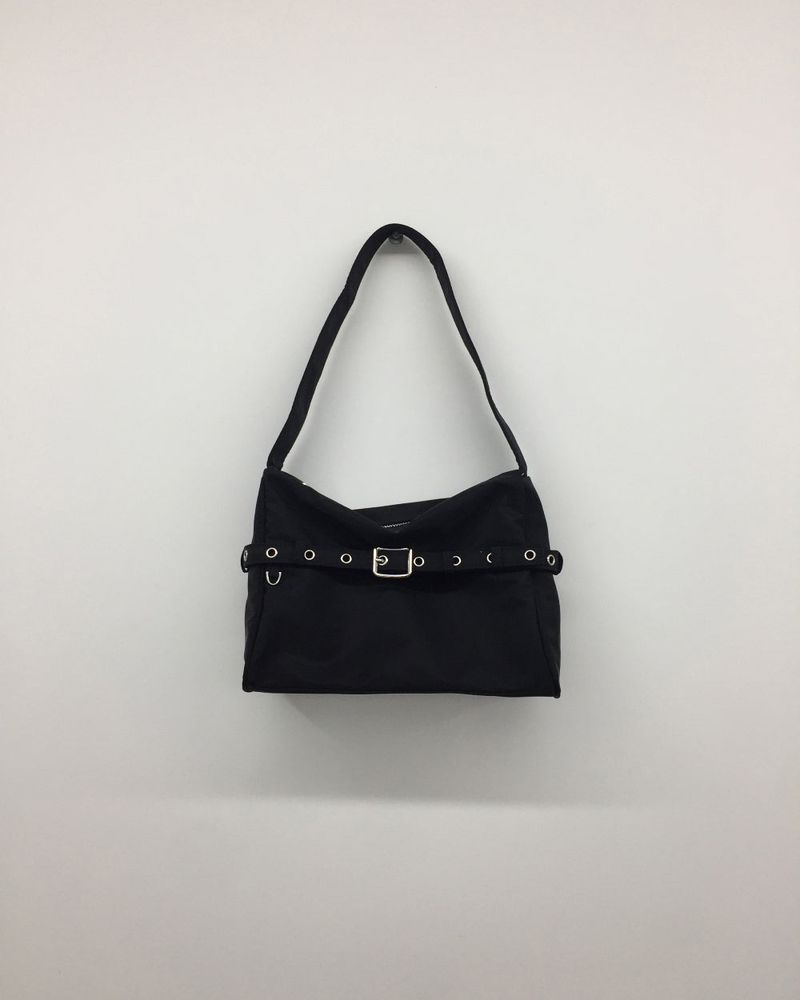 Wheel Buckle Up Shoulder Bag  (4color)