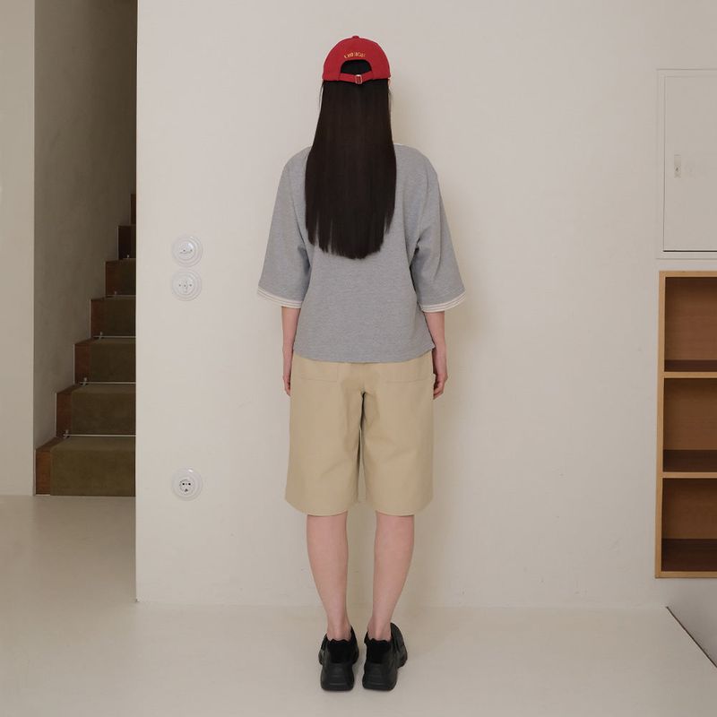 Gray Layered PK Tee