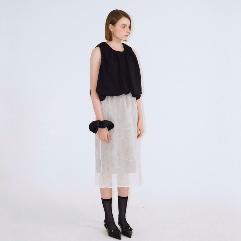 Frill Balloon Top - 3colors