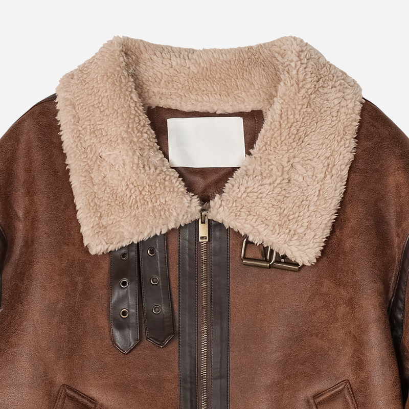 Dual Crop Leather Mustang