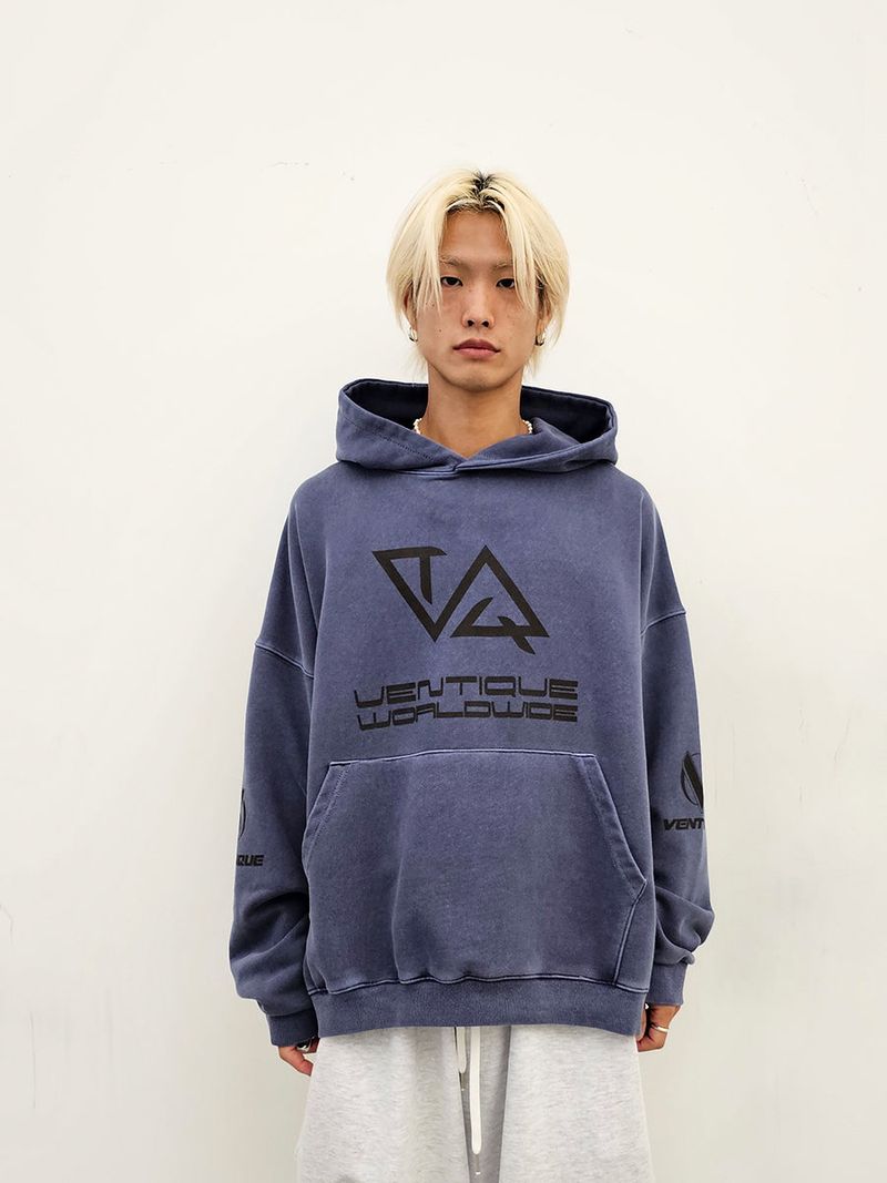 VENTIQUE Graphic Logo hoodie 2colors