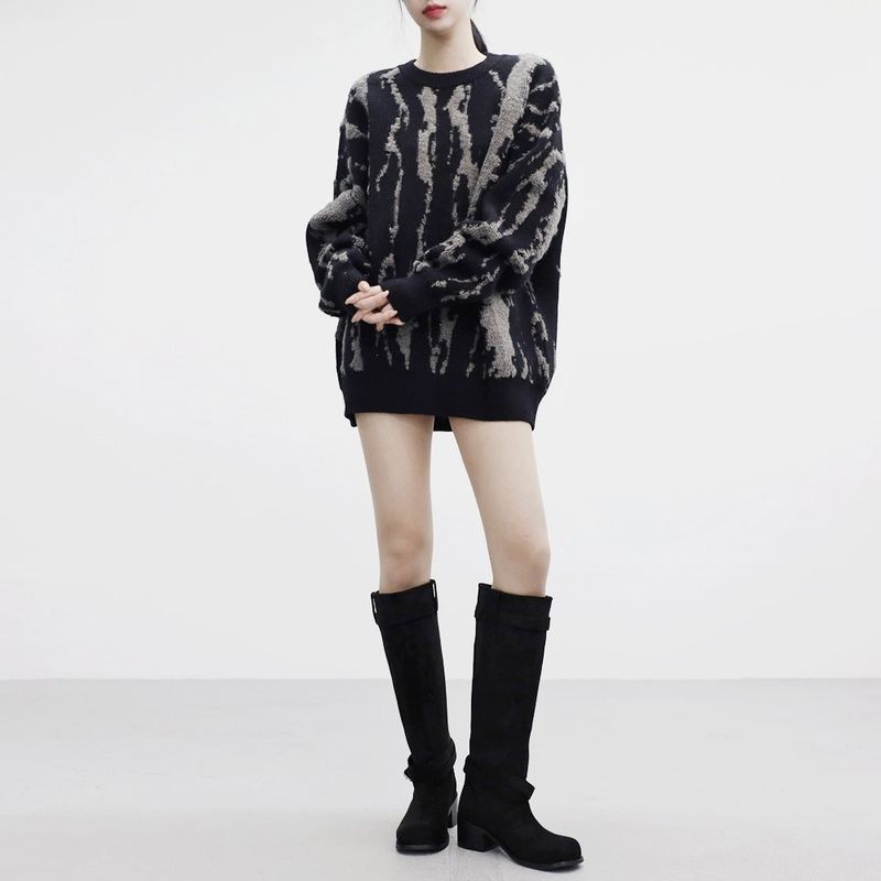 Demin Belt Suede Boots