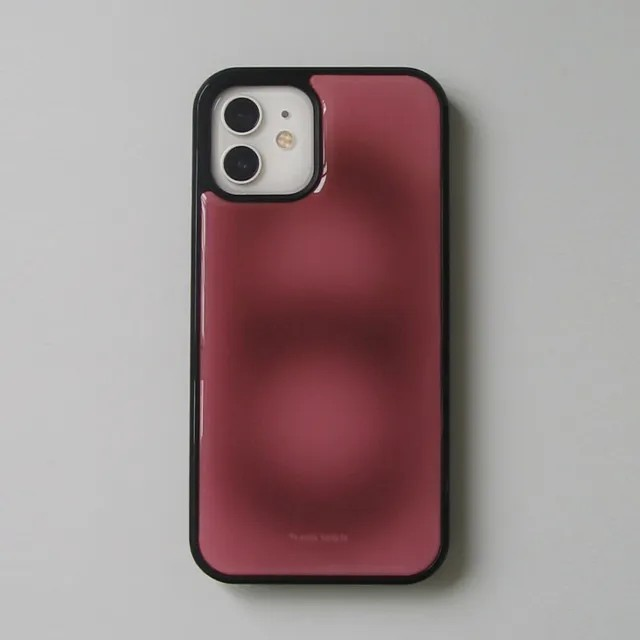 Fog Raspberry Gradient Epoxy Bumper Case