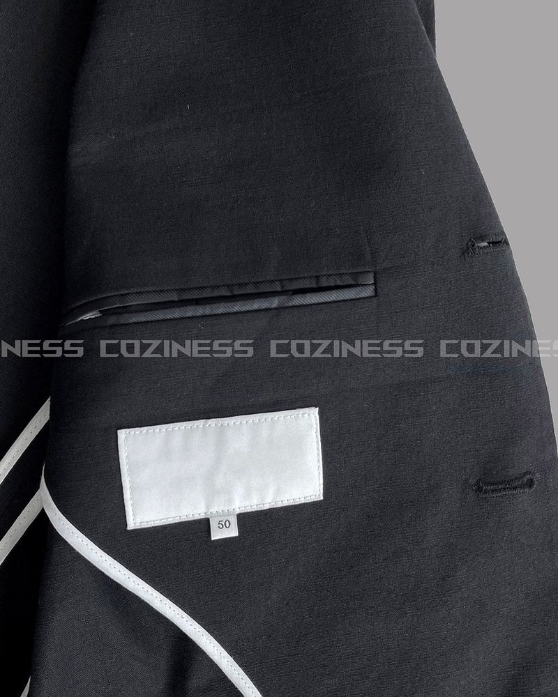 ECT Linen Short-Sleeved Short Jacket (2 colors)