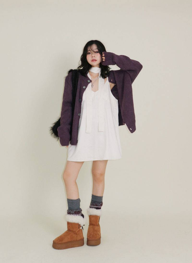 UZYOUNG（ユズヨン）の「(For men and women) Koy wool round cardigan（Tops）」