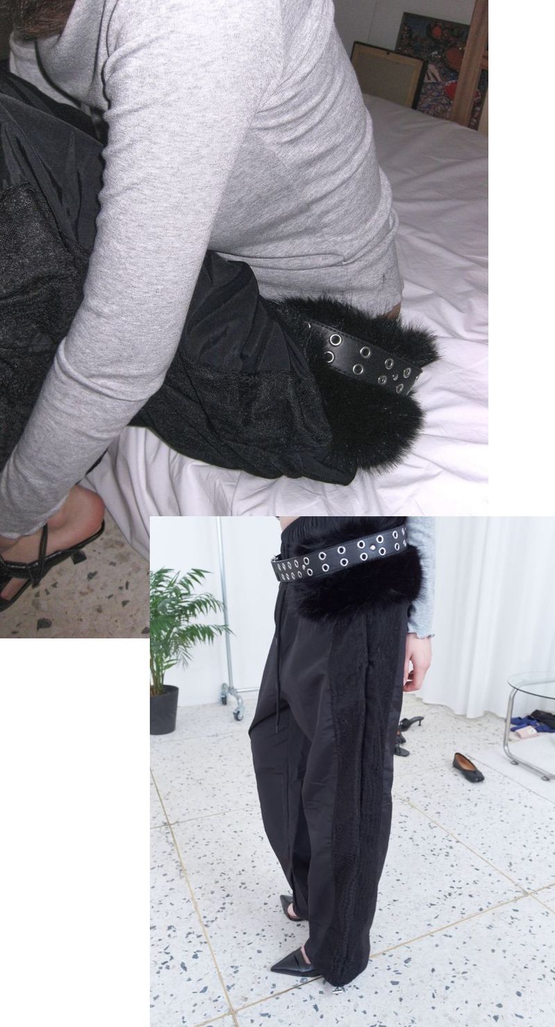 Haro Lace Nylon Jogger Pants.