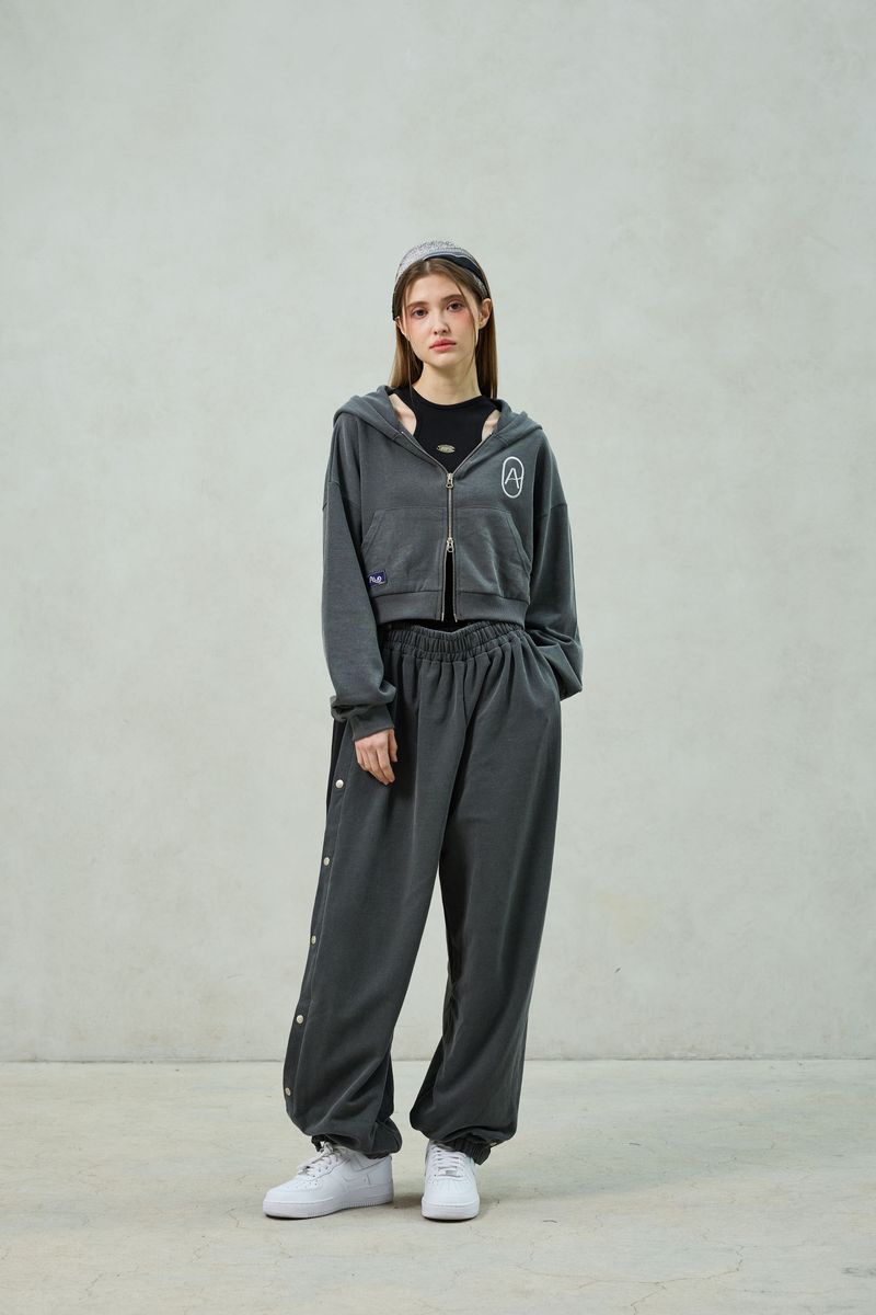 PITA HOOD ZIP-UP / CHARCOAL