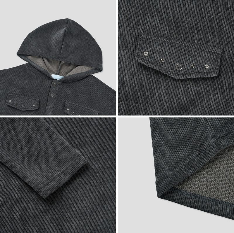 No.1502 C rivet hood-T (4color)