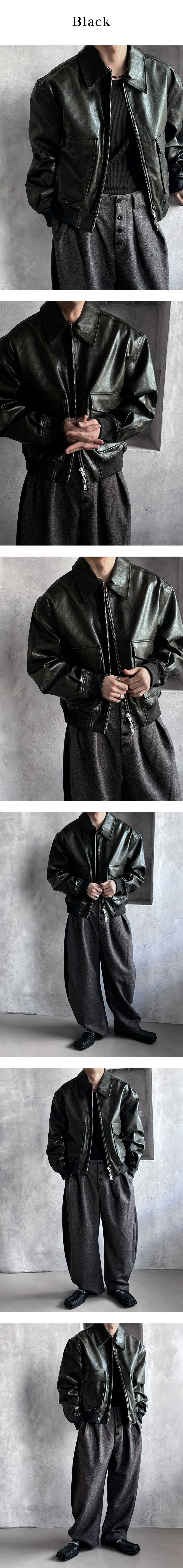 [F/W] A-2 レザージャケット(2color)