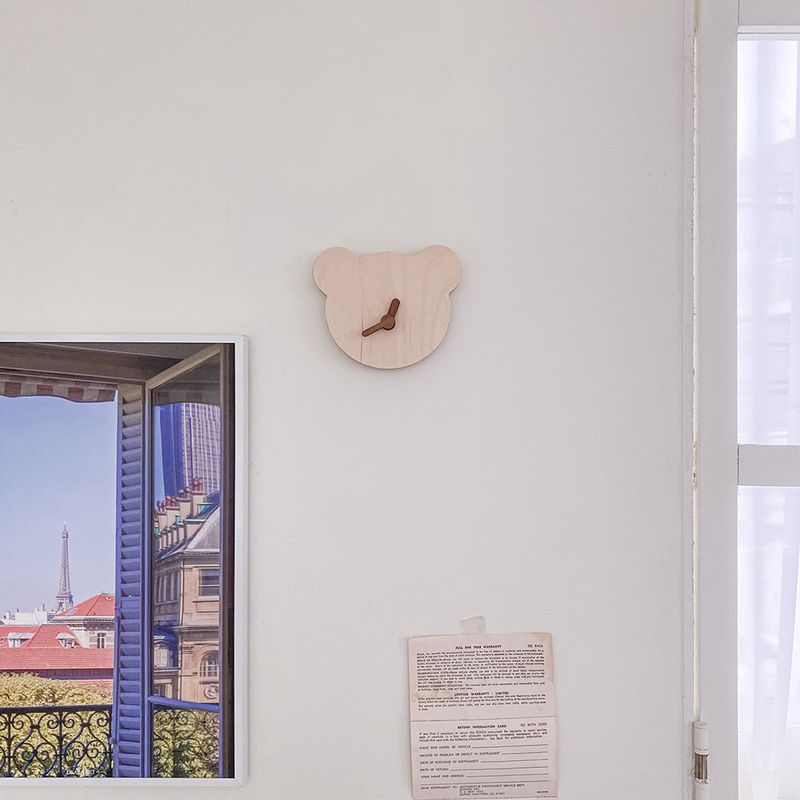 Teddy O'clock - Silent Wall Clock