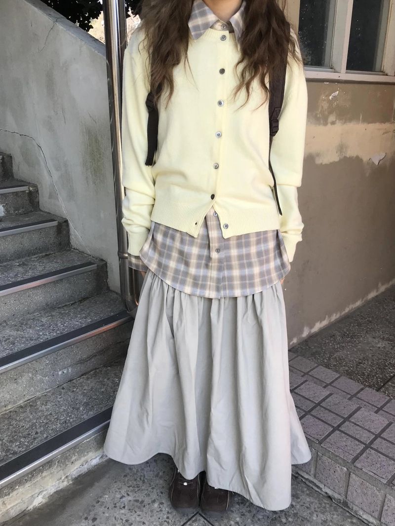 hina daily check shirts