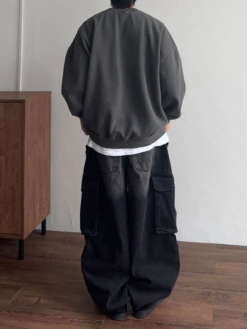 Over Pigment Round Sweatshirt (No.798)