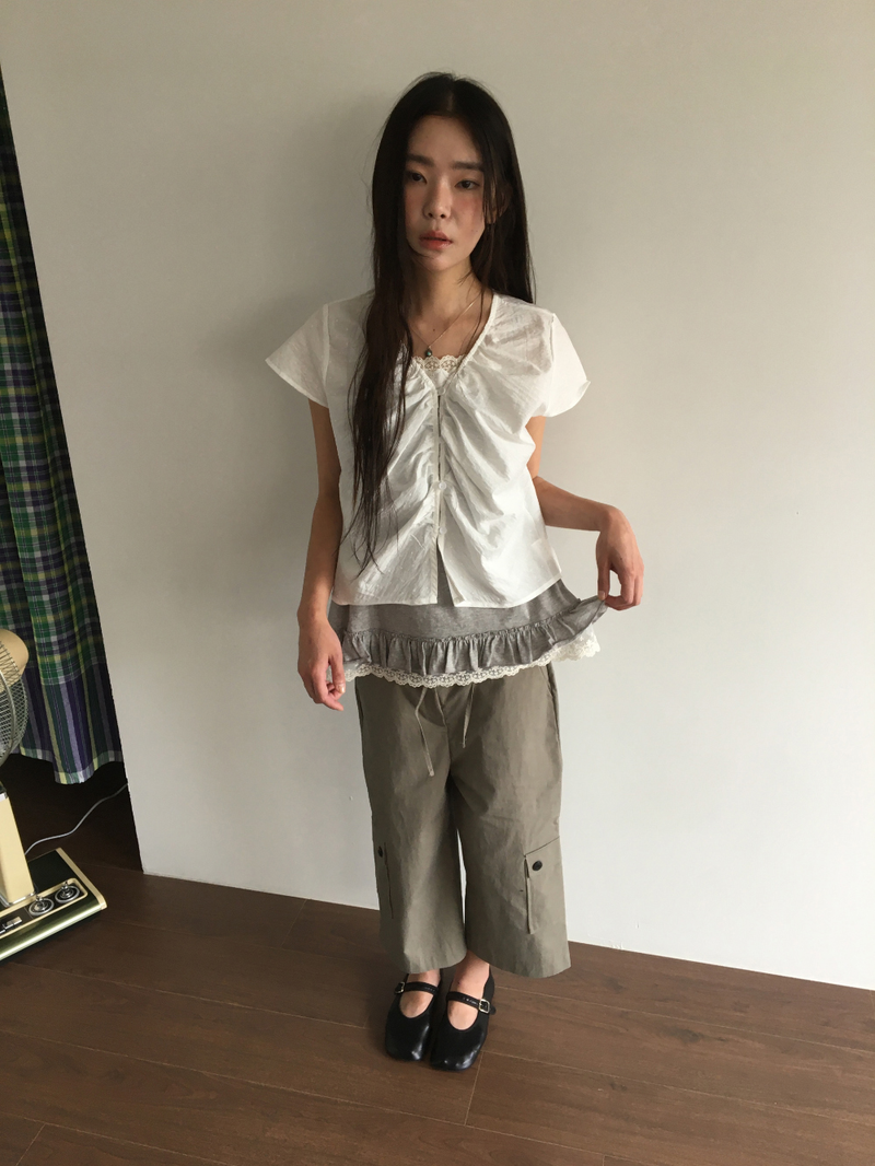 Sand Cargo 3/4 Pants (3color)