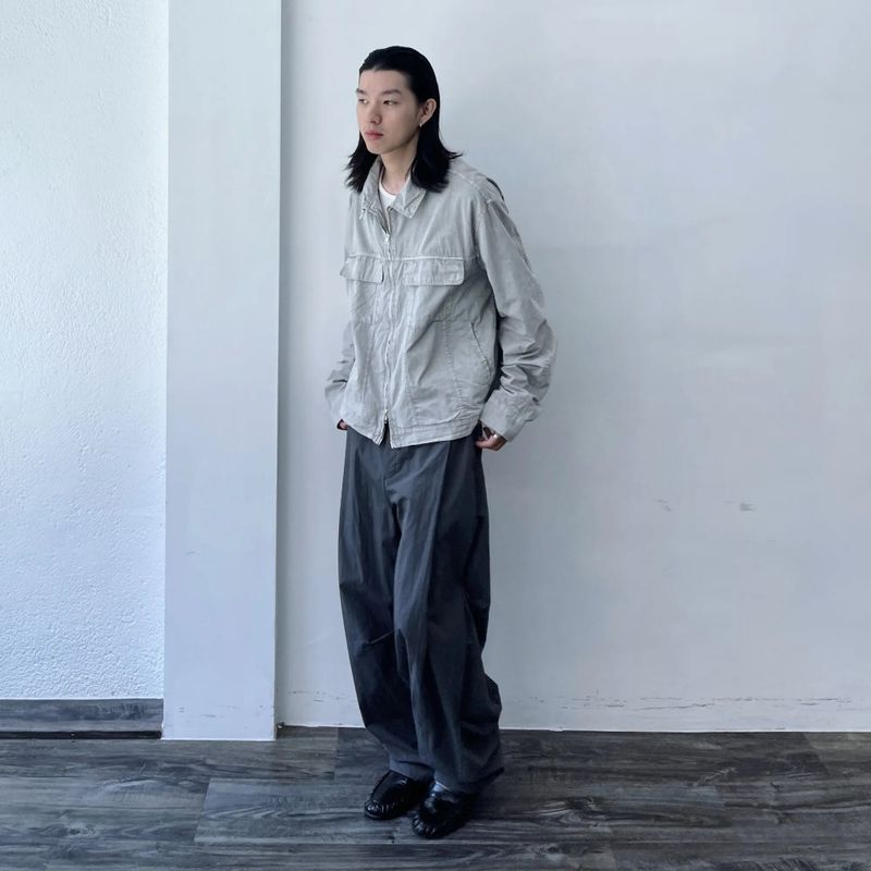 Volume Balloon Nylon Trousers