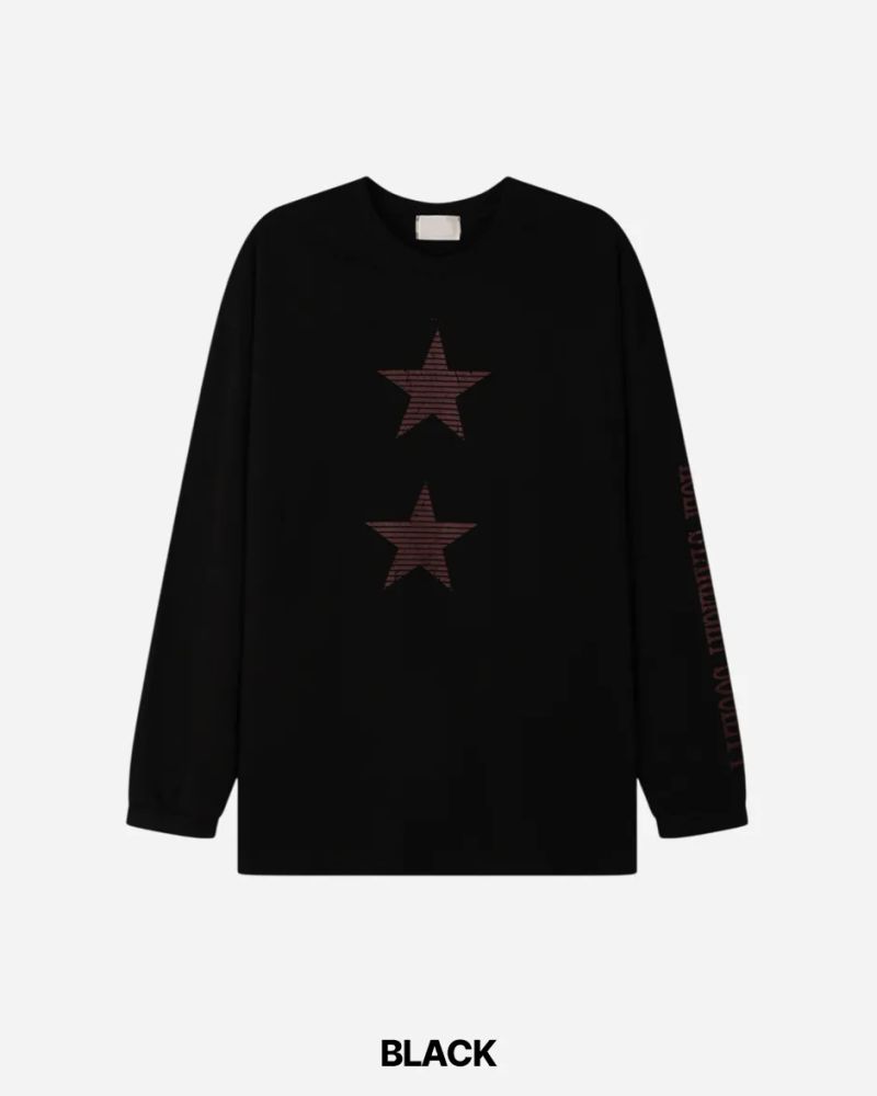 Star Print Long Sleeve T