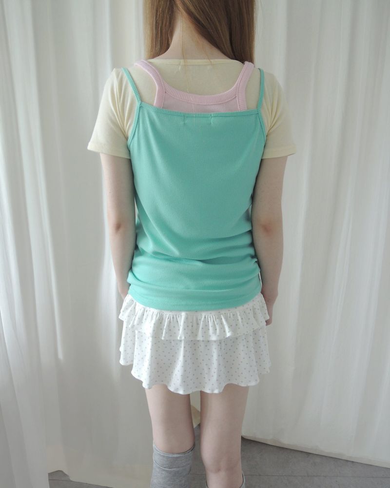 SIO SHIRRING CAMI