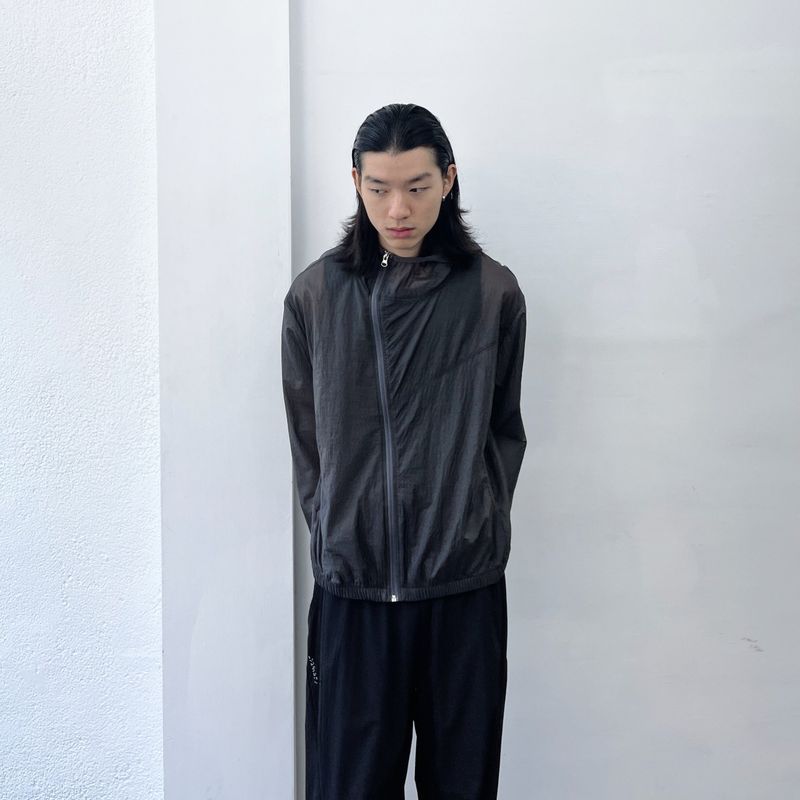 Mist Sheer Crinkle Windbreaker