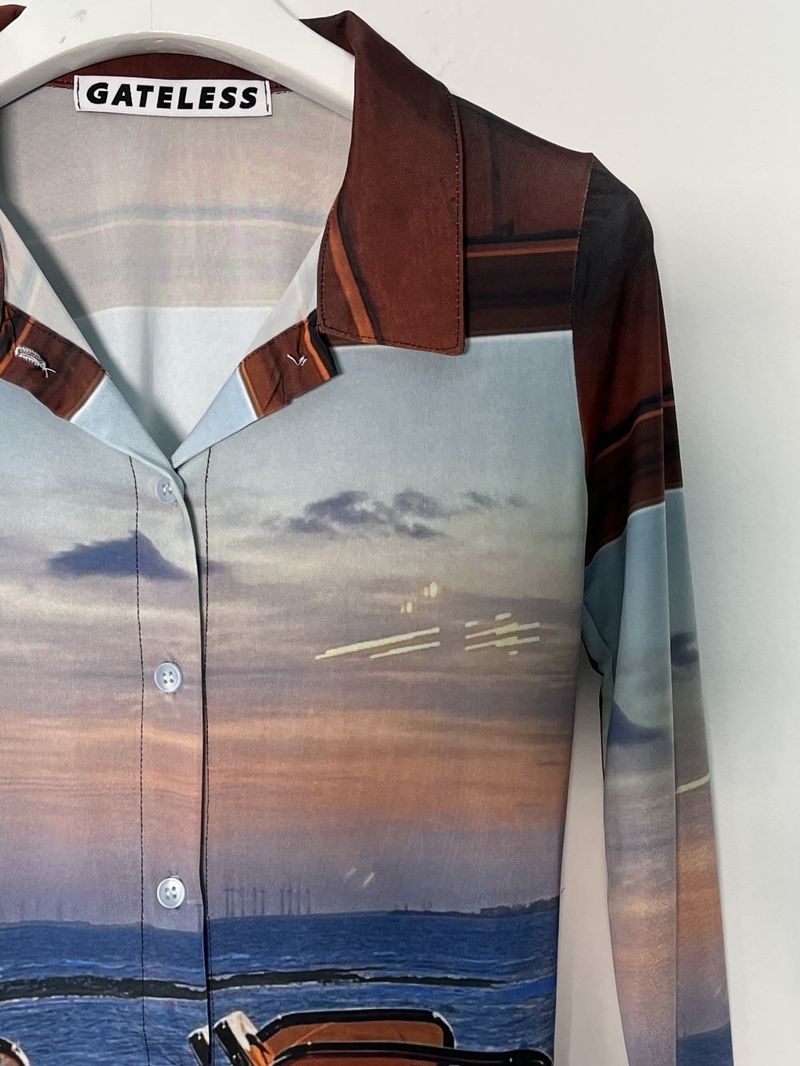 SUNSET COLLAR T-SHIRT