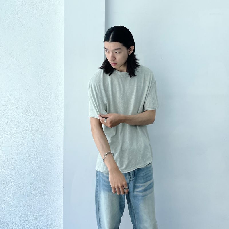 Natural Cotton Relaxed Tee