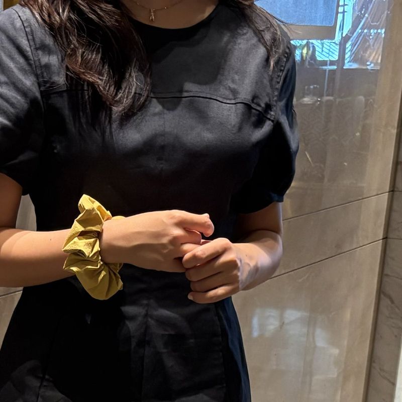Sunny Dry Scrunchie (MUSTARD)